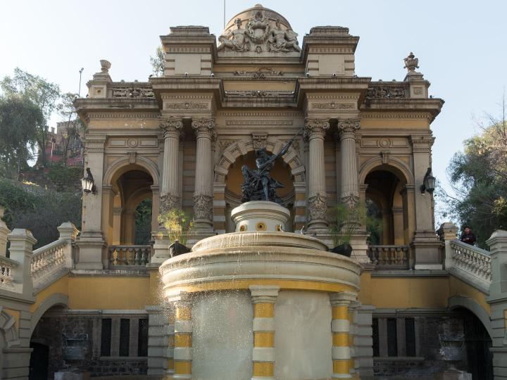 Imagen del monumento Cerro Santa Lucía de Santiago