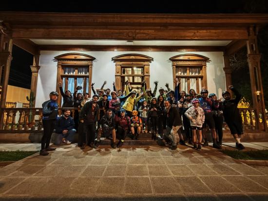 cicloruta Gabriela del Elqui en casa de Las Palmeras