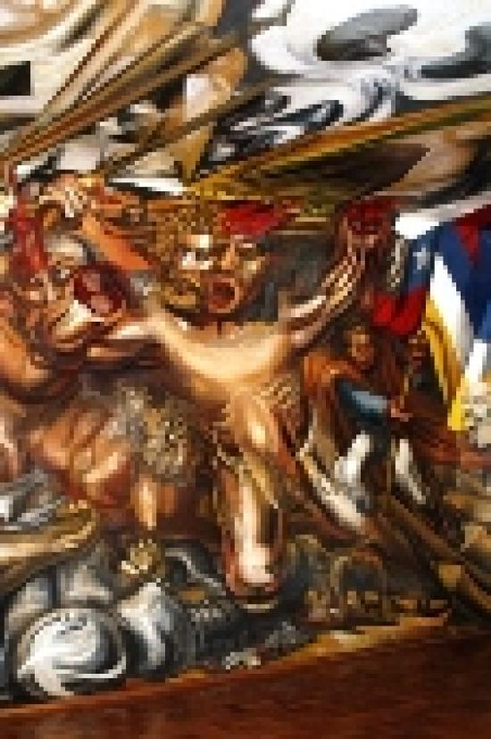 Imagen de MURALES DE ESCUELA MÉXICO EN CHILLÁN NUEVAMENTE EN EXHIBICIÓN