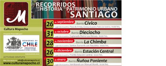 Imagen de Cultura Mapocho invita a redescubrir hitos históricos de Santiago