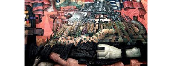Imagen de Finaliza restauración del mural "Presencia de América Latina" del artista mexicano Jorge González Camarena