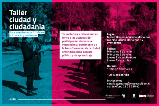 Imagen de Abiertas las inscripciones para el Taller Ciudad y Ciudadanía