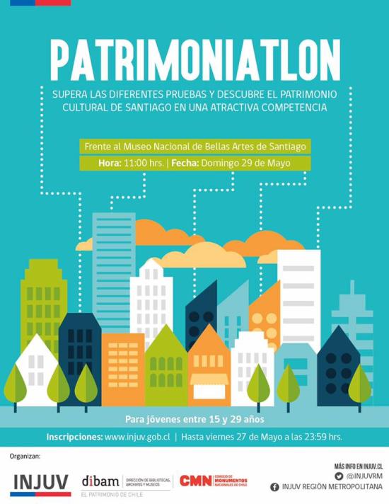 Imagen de INJUV y Consejo de Monumentos Nacionales te invitan a celebrar el Día del Patrimonio con atractiva PATRIMONIATLON