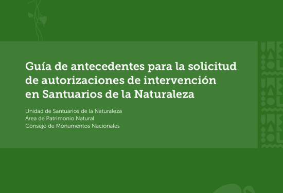 Imagen de Guía de antecedentes para la solicitud de autorizaciones de intervención en Santuarios de la Naturaleza