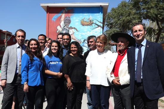 Imagen de Ministra Valdés lanza convocatoria para el Día del Patrimonio 2019 e inaugura mural en el Museo a Cielo Abierto en San Miguel
