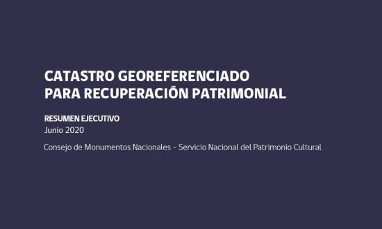 Imagen de CATASTRO GEOREFERENCIADO PARA RECUPERACIÓN PATRIMONIAL 