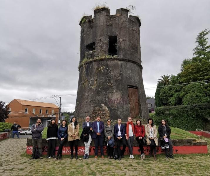 Imagen de Consejeros y equipo técnico del Consejo de Monumentos Nacionales visitaron Valdivia para constatar avances en obras relevantes para la ciudad