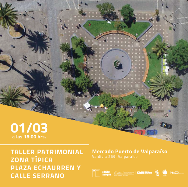 Imagen de Convocan a sesión de trabajo sobre imagen patrimonial  Zona Típica de Plaza Echaurren y Calle Serrano