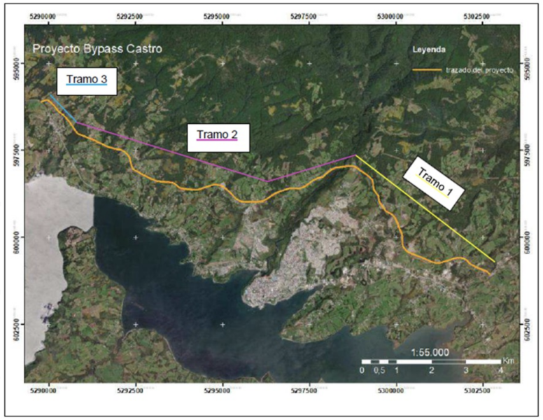 Imagen de Consejo de Monumentos Nacionales da el vamos a construcción de una plataforma en el by pass de Castro, solicitada por el MOP