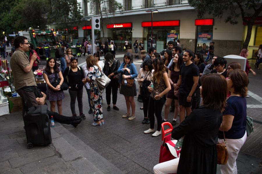 Imagen de Ruta de las memorias de las mujeres recorrió Santiago