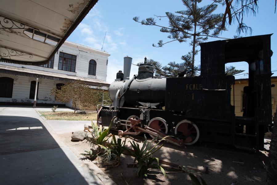 Imagen del monumento La Estación del ferrocarril de Arica - La Paz y su andén