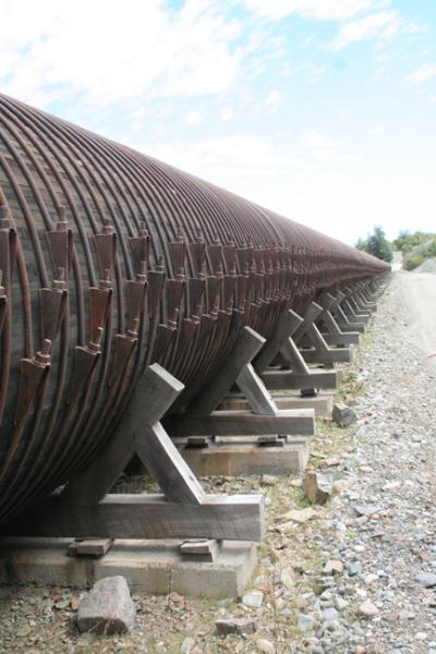 Imagen del monumento Tubería de madera de Pangal