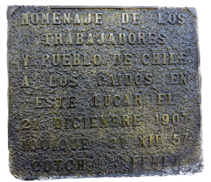 Imagen del monumento Homenaje De los trabajadores Y Pueblo De Chile A los Caídos En Este Lugar