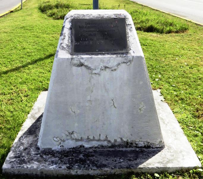 Imagen del monumento Inauguración Avda. Arturo Prat Chacón