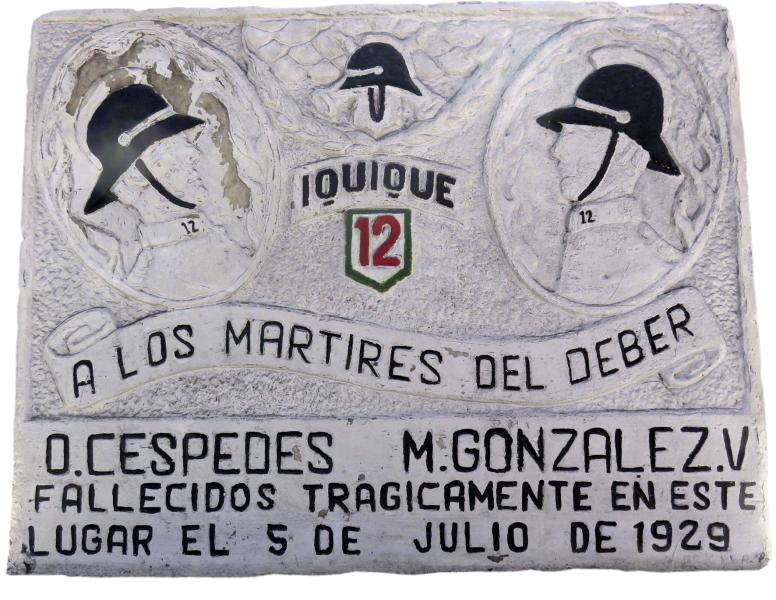 Imagen del monumento A Los Mártires Del Deber O. Céspedes y M. González