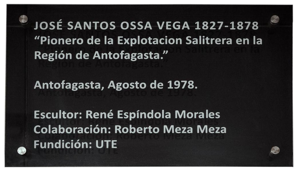 Imagen del monumento José Santos Ossa