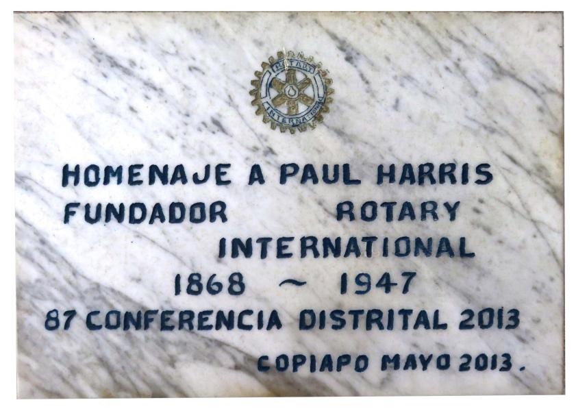 Imagen del monumento Paul Harris
