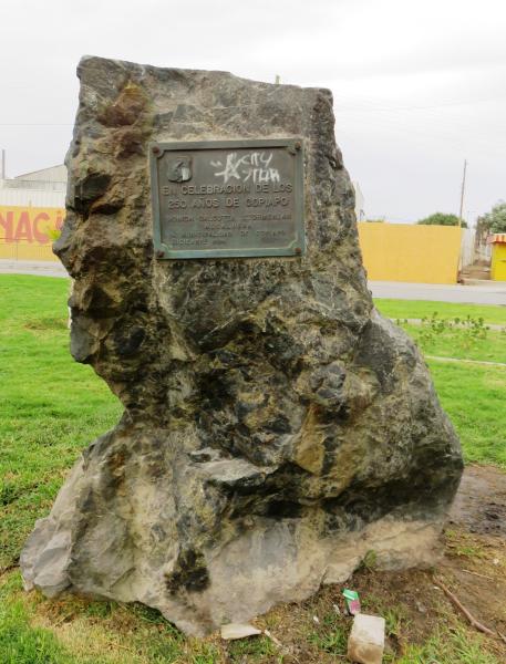 Imagen del monumento En Celebración A Los 250 Años De Copiapó