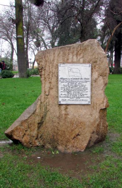 Imagen del monumento O&amp;#039;Higgins y el Primer TeDeum