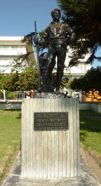 Imagen del monumento El Roto Chileno