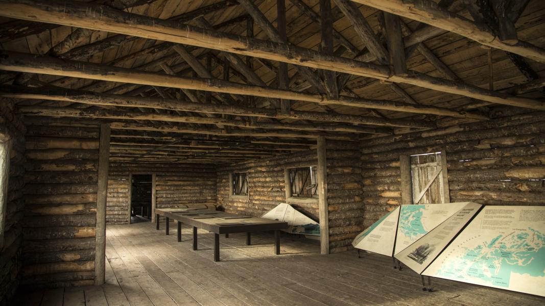 Imagen del monumento Fuerte Bulnes y toda la península denominada Punta Santa Ana