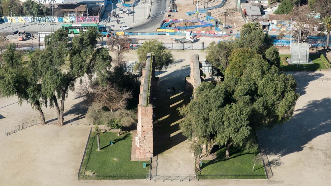 Imagen del monumento Muros de la antigua Iglesia de Maipú
