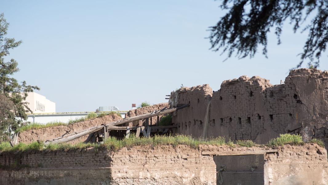 Imagen del monumento Construcciones y parque de la antigua bodega de vinos de la ex Viña San Carlos