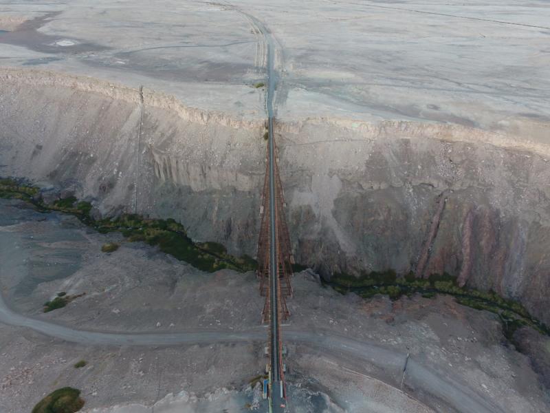 Imagen del monumento Viaducto de Conchi sobre el río Loa