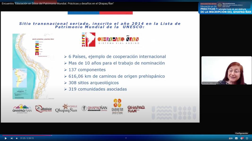 Imagen de  Encuentro Internacional destaca desafíos de la educación patrimonial a 10 años del Qhapaq Ñan como Sitio de Patrimonio Mundial