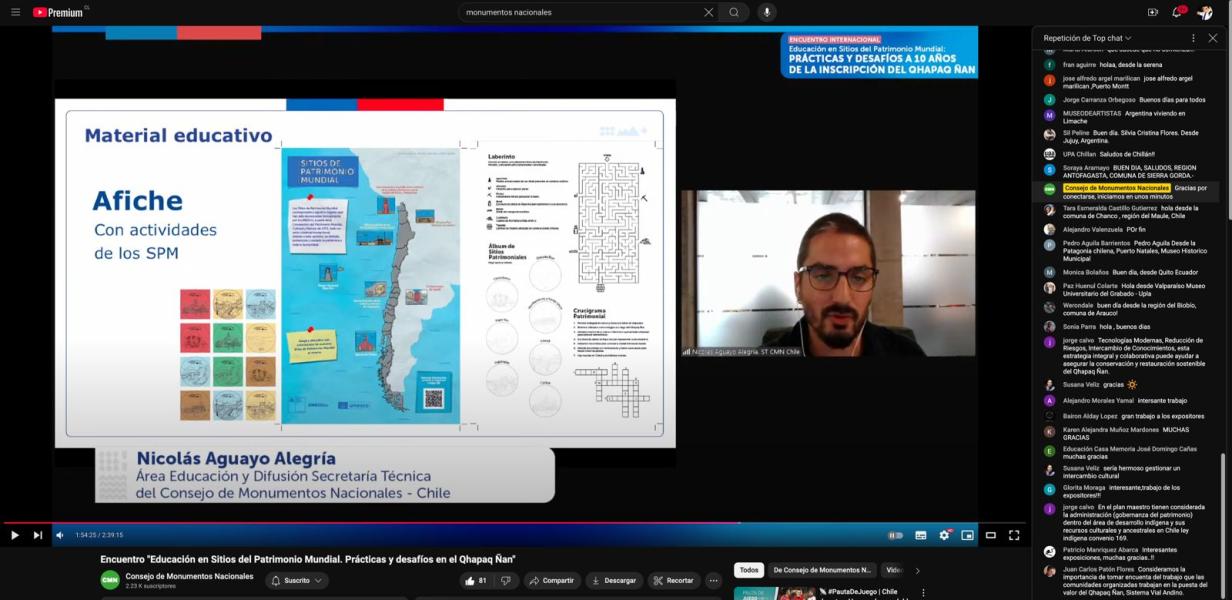 Imagen de  Encuentro Internacional destaca desafíos de la educación patrimonial a 10 años del Qhapaq Ñan como Sitio de Patrimonio Mundial