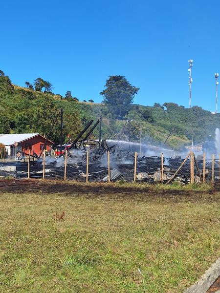 Imagen de Incendio causó pérdida total en Monumento Histórico Iglesia de la Candelaria de Carelmapu