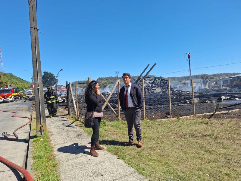 Imagen de Incendio causó pérdida total en Monumento Histórico Iglesia de la Candelaria de Carelmapu