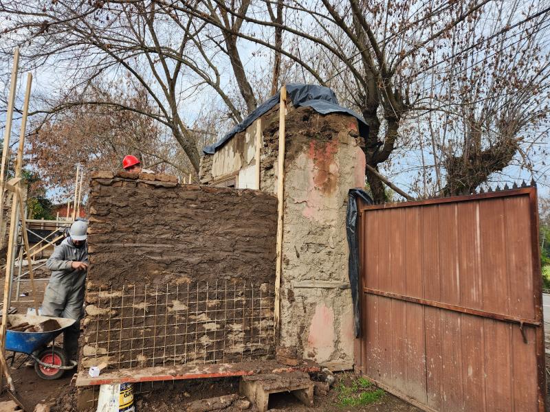 Imagen de Avanzan obras de emergencia en la Zona Típica Pueblo de Zúñiga, de San Vicente de Tagua-Tagua
