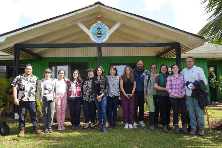 Imagen de Visita técnica del CMN, ST CMN, CNCR y CNSPM  a Rapa Nui