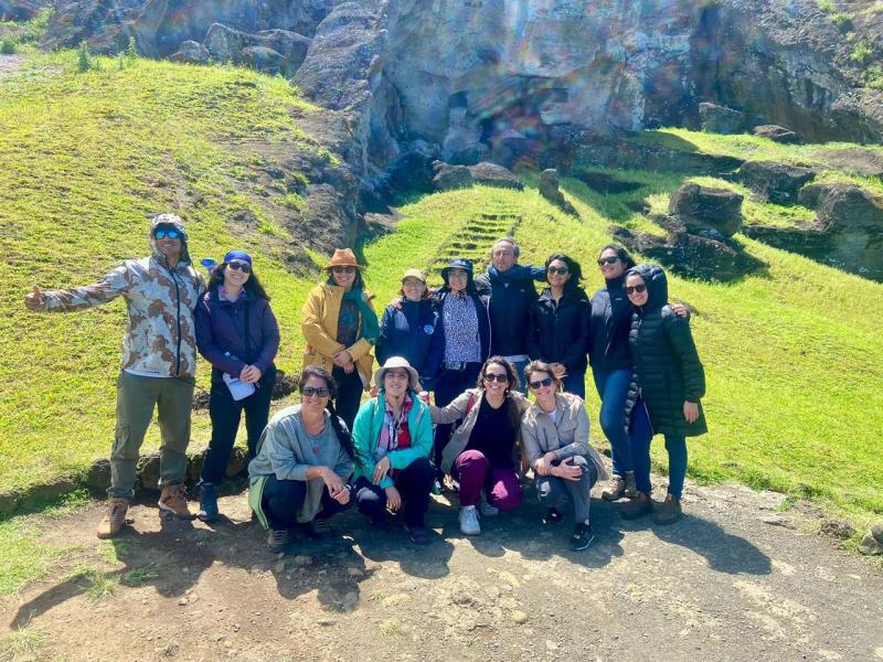 Imagen de Visita técnica del CMN, ST CMN, CNCR y CNSPM  a Rapa Nui