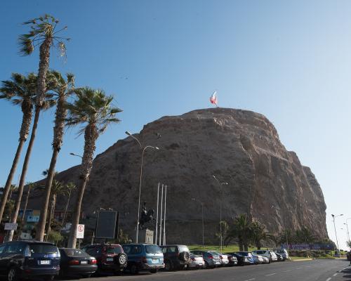 Imagen del monumento Morro de Arica