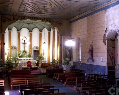 Imagen del monumento Capilla con sus corredores adyacentes del Hospital San Juan de Dios de Chillán