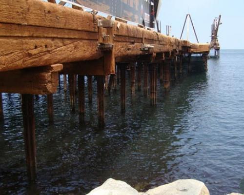 Imagen del monumento Antiguo Muelle Salitrero de la Ex compañía Melbourne Clark