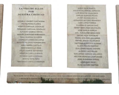 Imagen del monumento Memorial A Detenidos Desaparecidos