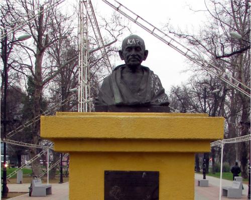 Imagen del monumento Mahatma Gandhi