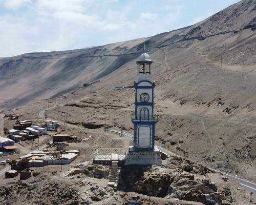 Imagen del monumento La Torre del Reloj de Pisagua