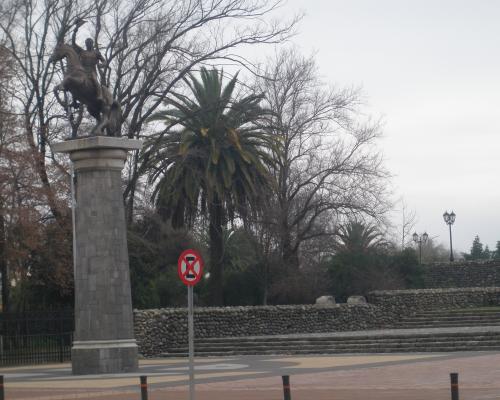 Imagen del monumento Entorno del Mural de María Martner ubicado en el Parque Monumental Bernardo O´Higgins de Chillán Viejo