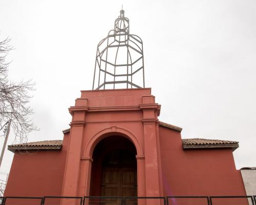 Imagen del monumento Torre, atrio y uno de los muros perimetrales de la Iglesia de la Inmaculada Concepción