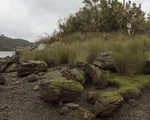 Imagen del monumento Corrales de Pesca y Conchales Arqueológicos ubicados en la Isla Chala