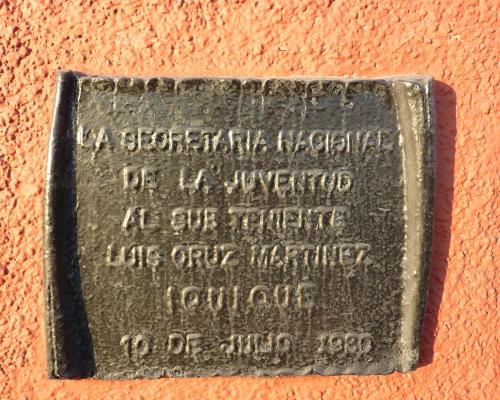 Imagen del monumento Subteniente Luis Cruz