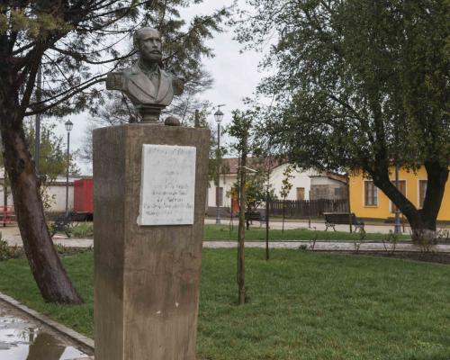 Imagen del monumento Radio urbano con sus límites actuales del Pueblo de Nirivilo