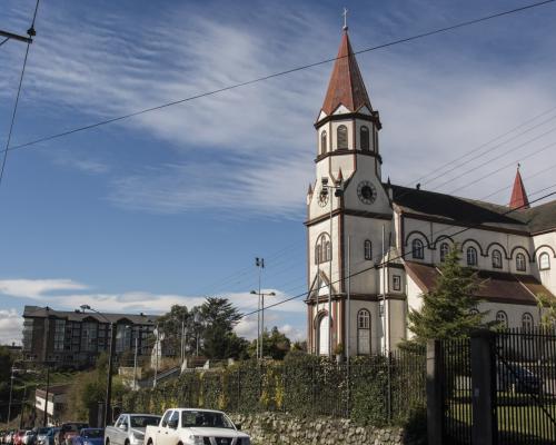 Imagen del monumento Sector que indica de la ciudad de Puerto Varas