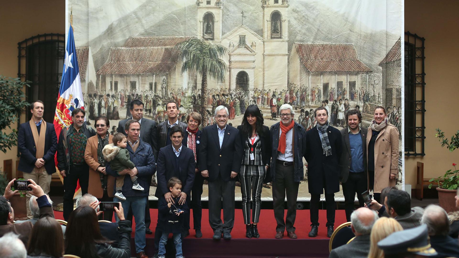 Imagen de Presidente Piñera firma proyecto de ley que promueve el reconocimiento y cuidado del patrimonio cultural de Chile
