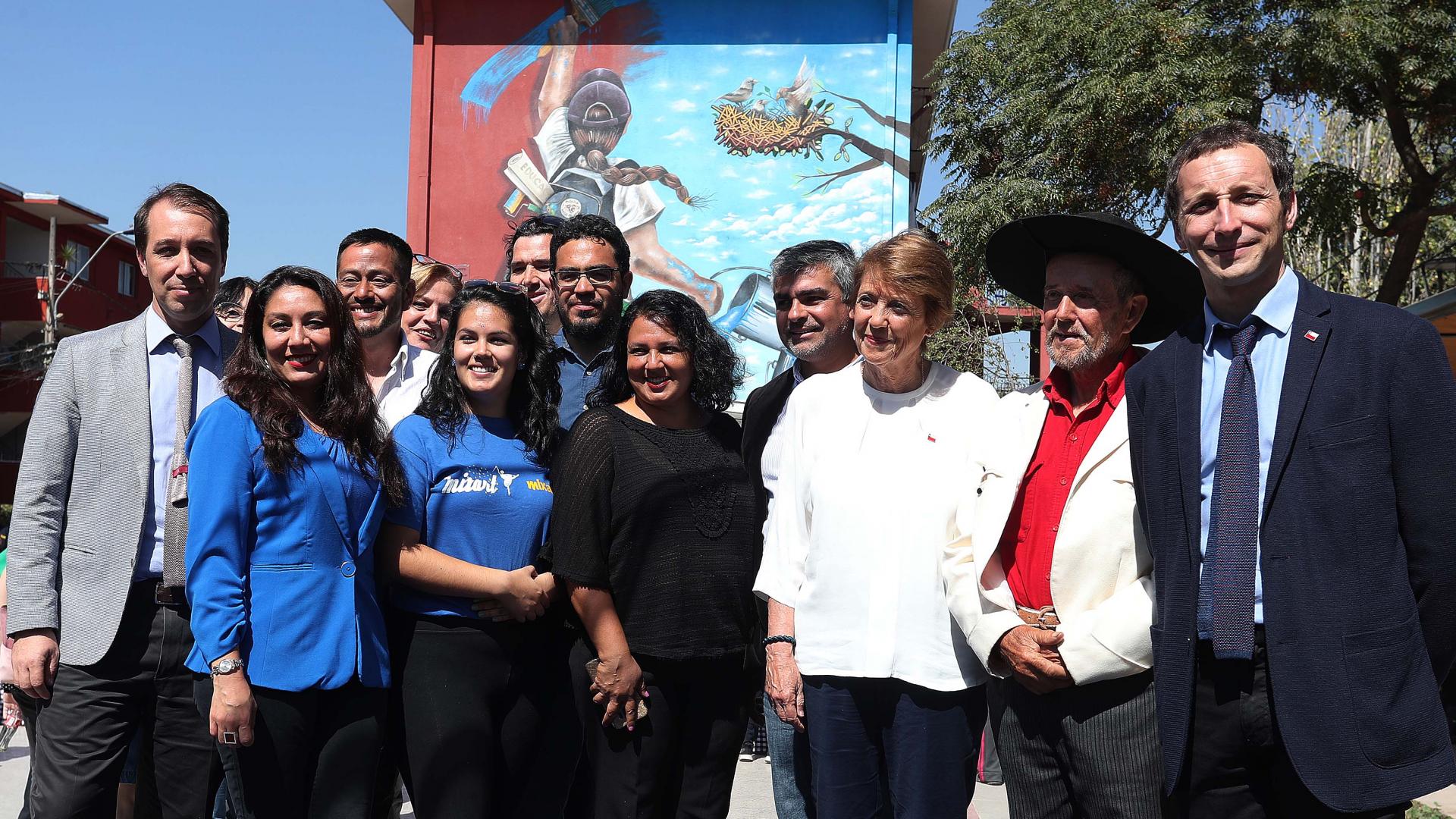 Imagen de Ministra Valdés lanza convocatoria para el Día del Patrimonio 2019 e inaugura mural en el Museo a Cielo Abierto en San Miguel