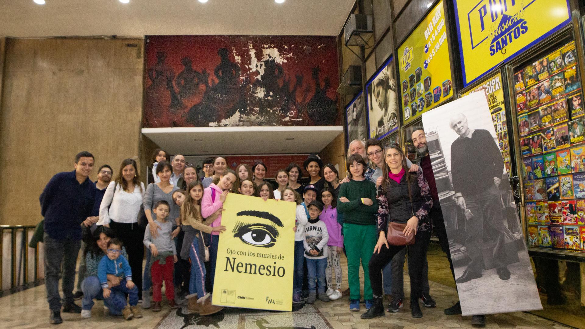 Imagen de Comenzaron los trabajos para recuperar murales de Nemesio Antúnez